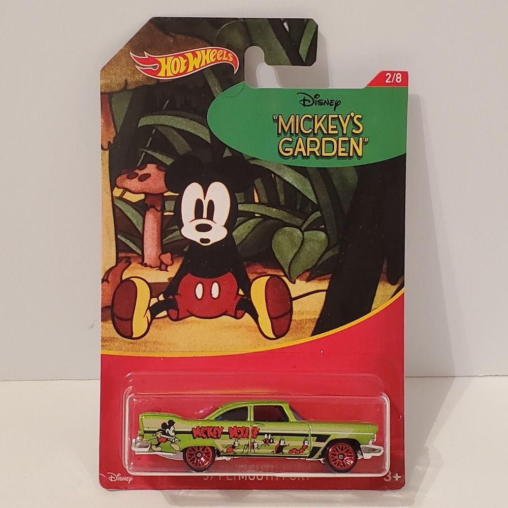 Hotwheels '57 Plymouth Fury Disney Mickey's Garden
